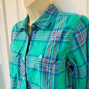 The North Face Long Sleeve Plaid Shirt!
